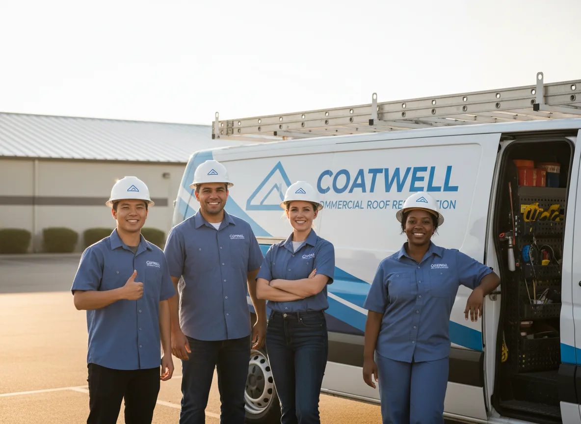 Commercial roof coating company in Snow, OK